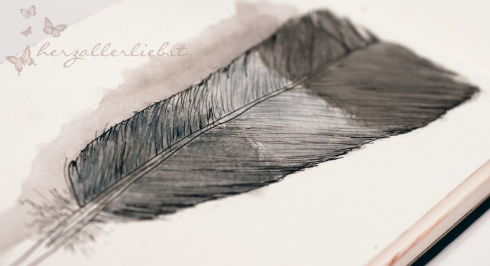 feather-draw